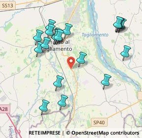 Mappa Via Cordovado, 33078 San Vito al Tagliamento PN, Italia (4.2935)