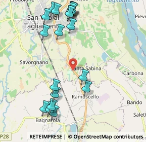 Mappa Via Cordovado, 33078 San Vito al Tagliamento PN, Italia (2.411)