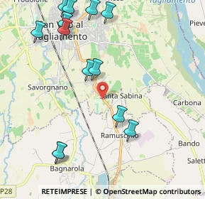 Mappa Via Cordovado, 33078 San Vito al Tagliamento PN, Italia (2.46615)