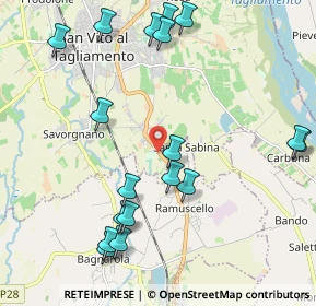 Mappa Via Cordovado, 33078 San Vito al Tagliamento PN, Italia (2.39222)