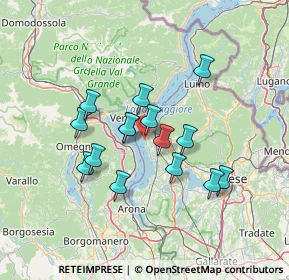 Mappa Via Stoppani, 21014 Laveno-Mombello VA, Italia (11.13733)