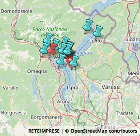 Mappa Via Stoppani, 21014 Laveno-Mombello VA, Italia (8.21333)