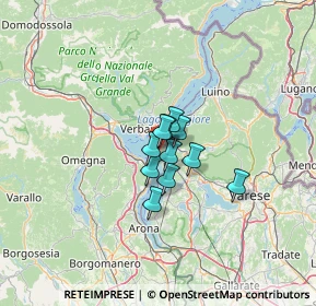 Mappa Via Stoppani, 21014 Laveno-Mombello VA, Italia (6.30273)