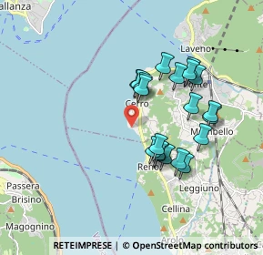 Mappa Via Stoppani, 21014 Laveno-Mombello VA, Italia (1.562)