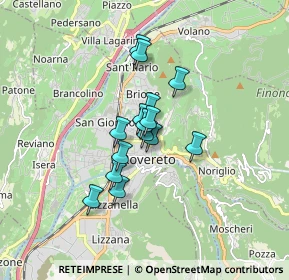 Mappa Piazza Rosmini Antonio, 38068 Rovereto TN, Italia (1.07067)
