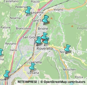 Mappa Piazza Rosmini Antonio, 38068 Rovereto TN, Italia (2.35)