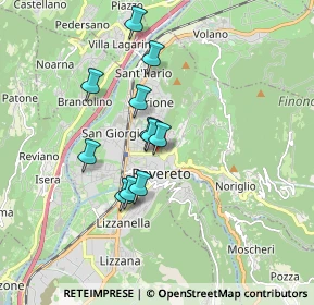 Mappa Piazza Rosmini Antonio, 38068 Rovereto TN, Italia (1.37636)