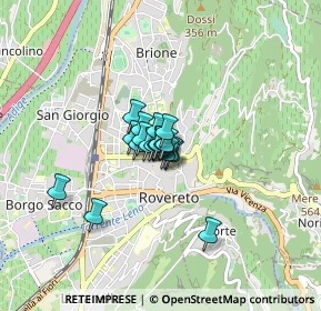 Mappa Piazza Rosmini Antonio, 38068 Rovereto TN, Italia (0.3695)
