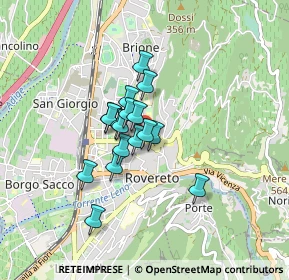 Mappa Piazza Rosmini Antonio, 38068 Rovereto TN, Italia (0.55529)