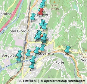 Mappa Piazza Rosmini Antonio, 38068 Rovereto TN, Italia (0.8025)