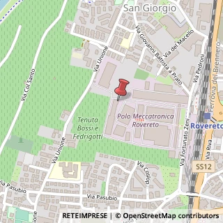 Mappa Via Fortunato Zeni, 8 (Corpo P Modulo 53, 38068 Rovereto TN, Italia, 38068 Rovereto, Trento (Trentino-Alto Adige)