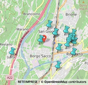 Mappa Scala 2, 38068 Rovereto TN, Italia (0.97067)