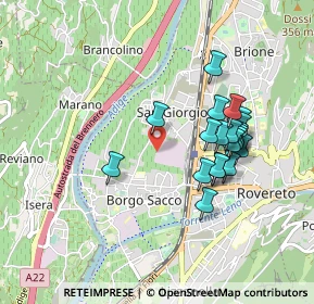Mappa Scala 2, 38068 Rovereto TN, Italia (0.822)