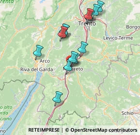 Mappa Scala 2, 38068 Rovereto TN, Italia (13.31923)