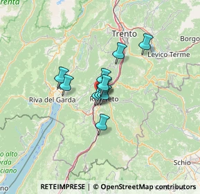 Mappa Scala 2, 38068 Rovereto TN, Italia (6.99182)