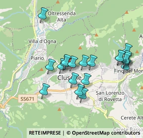 Mappa Via Pietro Fogaccia, 24023 Clusone BG, Italia (1.7365)