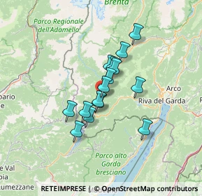 Mappa Via San Giovanni, 38083 Borgo Chiese TN, Italia (9.28067)