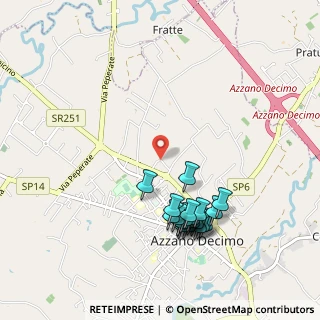 Mappa Via del Bosc, 33082 Azzano decimo PN, Italia (1.0155)
