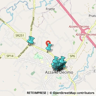 Mappa Via del Bosc, 33082 Azzano decimo PN, Italia (0.984)