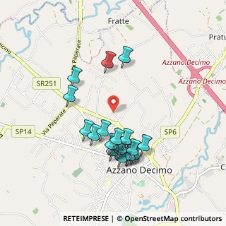 Mappa Via del Bosc, 33082 Azzano decimo PN, Italia (0.8725)