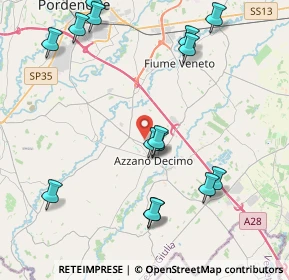 Mappa Via del Bosc, 33082 Azzano decimo PN, Italia (4.734)