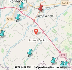 Mappa Via del Bosc, 33082 Azzano decimo PN, Italia (7.7175)