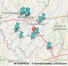 Mappa Via del Bosc, 33082 Azzano decimo PN, Italia (7.33)