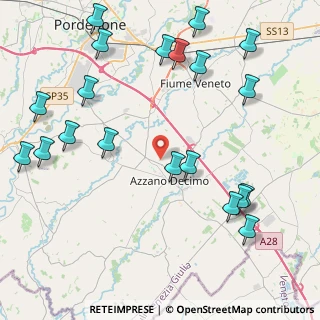 Mappa Via del Bosc, 33082 Azzano decimo PN, Italia (5.2825)