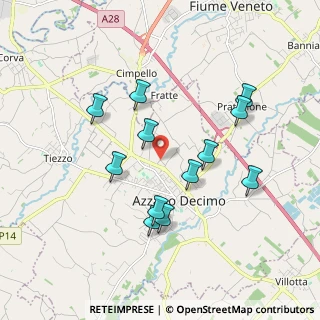 Mappa Via del Bosc, 33082 Azzano decimo PN, Italia (1.7325)