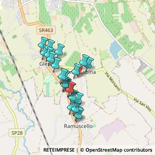 Mappa Via San Sabina, 33079 Sesto al Reghena PN, Italia (0.76818)