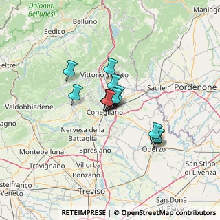 Mappa Via Piovesana Maggiore Giovanni, 31015 Conegliano TV, Italia (7.96923)