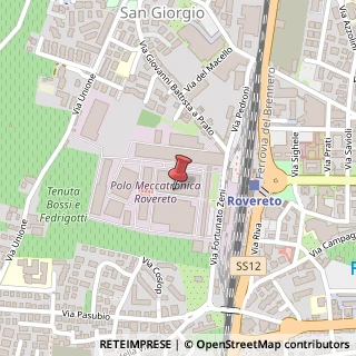 Mappa Via Fortunato Zeni, 8, 38068 Rovereto, Trento (Trentino-Alto Adige)