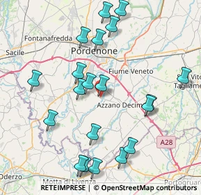 Mappa Piazza Garibaldi, 33082 Azzano Decimo PN, Italia (8.646)