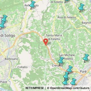 Mappa Via Crevada, 31020 Refrontolo TV, Italia (3.97)