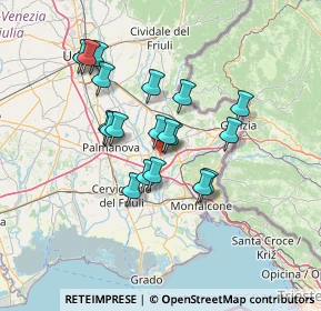 Mappa Via Lavoret, 34076 Romans D'Isonzo GO, Italia (11.18737)