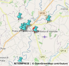 Mappa Via del Carmine, 33087 Pasiano di Pordenone PN, Italia (2.56923)