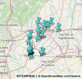 Mappa Via del Carmine, 33087 Pasiano di Pordenone PN, Italia (11.26526)
