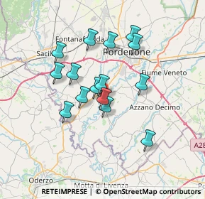 Mappa Via del Carmine, 33087 Pasiano di Pordenone PN, Italia (5.70667)