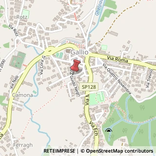 Mappa Via G. Negri, 14, 36032 Gallio, Vicenza (Veneto)