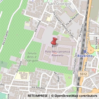 Mappa Via Fortunato Zeni, 8, 38068 Rovereto, Trento (Trentino-Alto Adige)