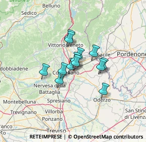 Mappa Via Manzoni, 31020 San Vendemiano TV, Italia (8.14385)