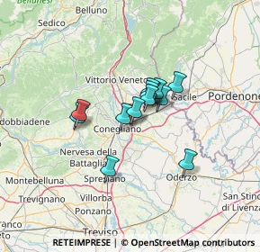 Mappa Via Manzoni, 31020 San Vendemiano TV, Italia (8.35615)