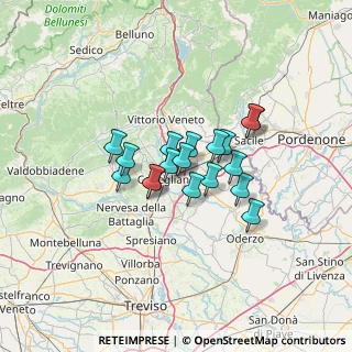 Mappa Via Treviso, 31020 San Vendemiano TV, Italia (8.83667)