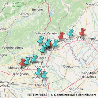 Mappa Via Treviso, 31020 San Vendemiano TV, Italia (11.91667)