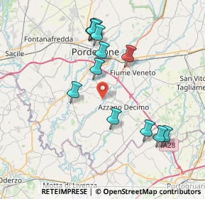 Mappa Piazza Giuseppe Garibaldi, 33082 Azzano Decimo PN, Italia (7.47917)