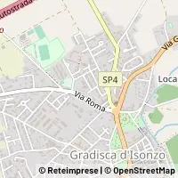 Map Gradisca d'Isonzo