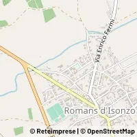 Map Romans d'Isonzo