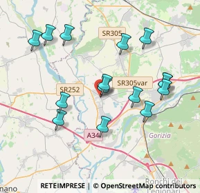 Mappa 34076 Romans D'isonzo GO, Italia (3.80533)