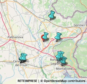 Mappa 34076 Romans D'isonzo GO, Italia (8.125)