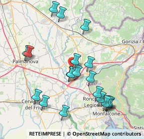 Mappa 34076 Romans D'isonzo GO, Italia (8.2555)